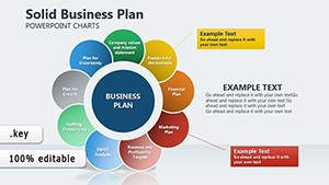 Solid Business Plan Keynote charts
