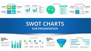 SWOT chart for Keynote presentation