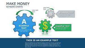Current Assets Keynote chart template