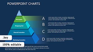 Pyramid of Needs Dark Colored Keynote charts