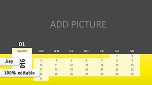 Calendar Tables Keynote charts