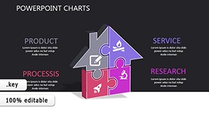 Infographic Apartments for Rent Keynote Charts