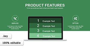 Product Features Keynote charts