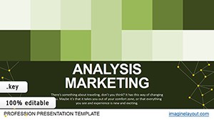 Dynamic Marketing Analysis Keynote Charts Template