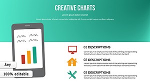 Interactive Keynote Charts Template for Presentations
