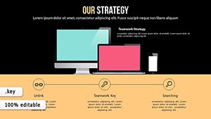 Corporate Strategy Keynote chart, Presentation: Corporate Strategy Infographic