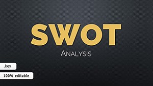Business SWOT Analysis Keynote charts