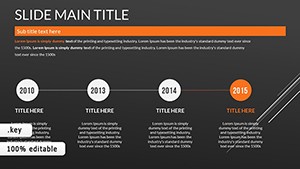 Business Slideshow Keynote Charts - Download Presentation Template