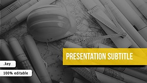 Construction Company Keynote Chart for Presentation