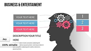 Entertainment Business Keynote charts Presentation