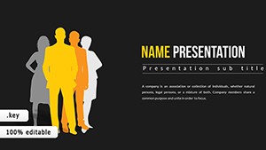 Project Manager Keynote Charts - Presentation Template