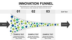 Free Innovation Funnel Keynote Charts - Download Template
