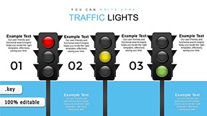 Traffic Lights Keynote charts and shapes