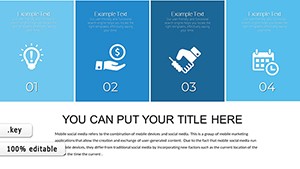 Laptop Keynote charts for Presentation