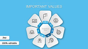 Petal Flower Keynote charts