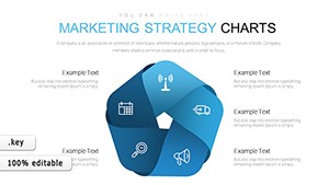 Ribbon Interconnections Keynote Charts | Download Presentation Template