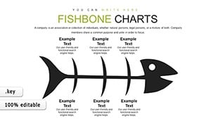 Fish Bone: Easy Way to Find Solution Keynote charts