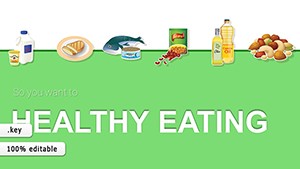 Infographic Healthy Eating Keynote Charts