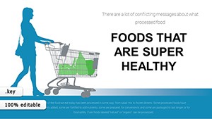 Health Food Infographic Keynote Charts Template