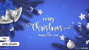 Holiday Infographic: Merry Christmas Keynote Charts Template