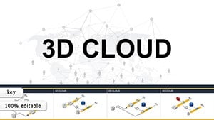 3D Cloud Data Storage Keynote Charts