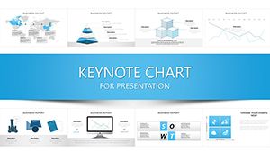 Communication Process Charts Template for Keynote Presentation
