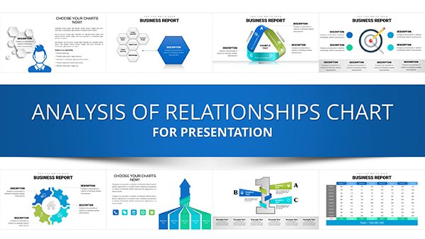 Analysis of Relationship Keynote Charts Template