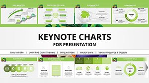Vegetables and Greengrocery Keynote Charts for Presentation