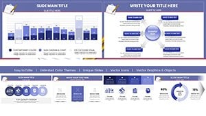 Business Correspondence Keynote Charts Template