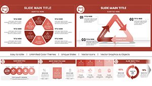 Large Intestine Keynote Charts - Medicine Presentation
