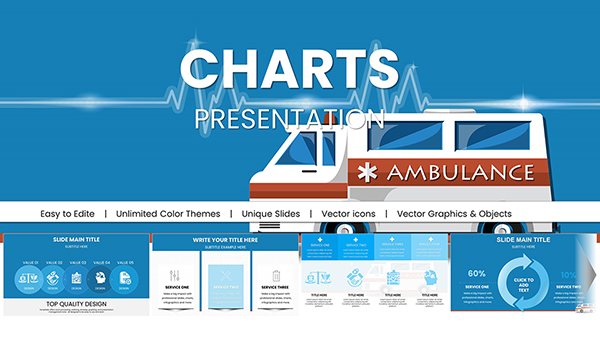 Design Ambulance Keynote Charts Template