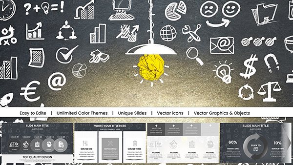Innovative Marketing Idea Keynote Charts Presentation | Download