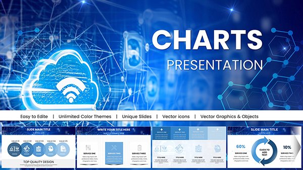 Cloud Network Presentation Template with Charts Presentation for Keynote