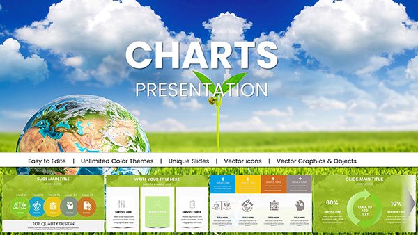 Stunning Eco Planet Charts Keynote Template