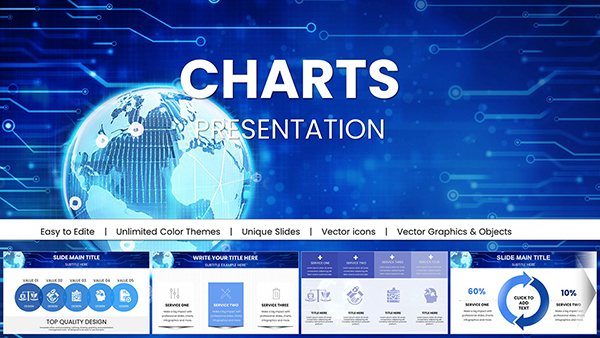 Global Network Charts Keynote Template - Download - Slide #1