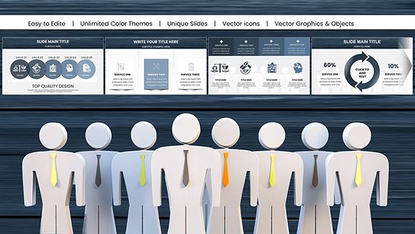 Psychology of Leadership Charts Template for Keynote - Insightful, Professional, and Ready to Impress