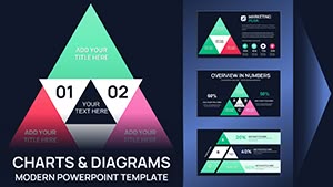 Triangle Pyramid Keynote Charts Template - Fully Editable | Instant Download thumbnail
