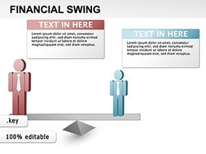 Financial Swing Keynote Diagram Template