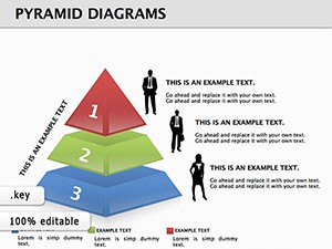 Pyramid templates Keynote diagrams