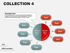 Collection of four Keynote diagrams templates