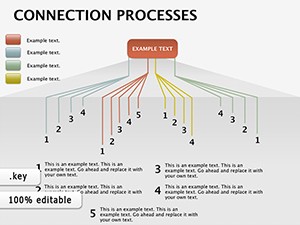 Connection Processes Flow Keynote Diagrams Template