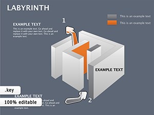 Labyrinth Keynote diagrams Templates Presentation