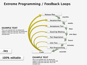 Extreme Programming - Feedback Loops Keynote diagram