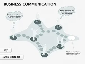 Business Communication Keynote Diagrams Template