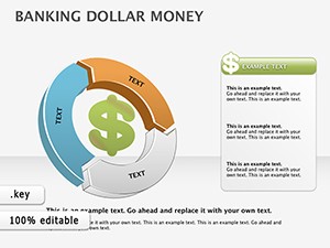 Banking Dollar Money Keynote Diagram templates