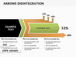 Arrows Disintegration Keynote diagrams