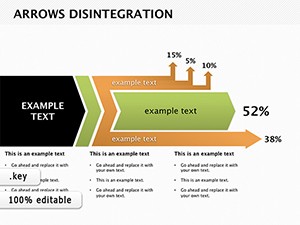 Arrows Disintegration Keynote diagrams