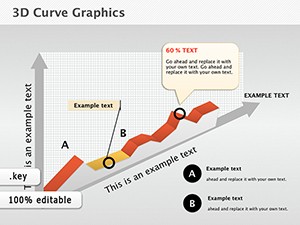 3D Curve Graphics Keynote diagrams