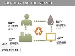 Volatility & Pyramid Keynote Diagrams Template for Business Presentations