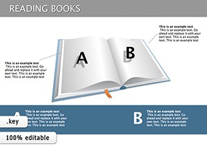 Reading Books Keynote diagrams Templates